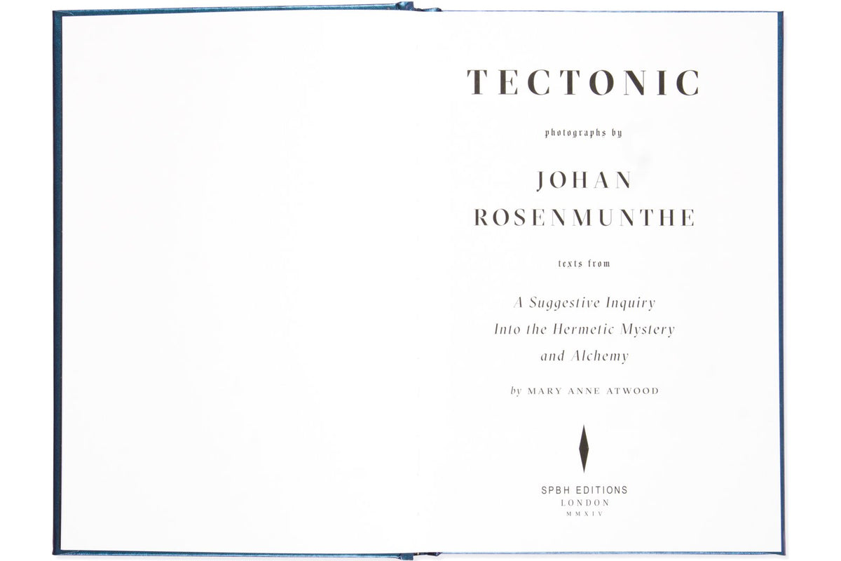 Tectonic by Johan Rosenmunthe – SPBH Editions